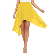 Flowy Chiffon Asymmetrical High-Low Maxi Skirt C38