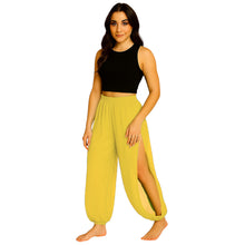 Sheer Chiffon Harem Yoga Pant | Flowing Belly Dance & Layering Trouser Side Cut harem Pant C19