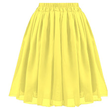 Flowy Chiffon Mini Skirt - High-Waist Pleated Party & Cocktail Wear C27