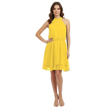 Chiffon Short Party Dress | Fancy Mini Dress S-5XL | 30 Colors C60