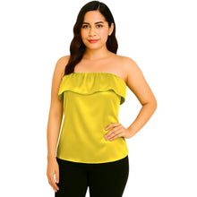 Satin Sleeveless Fancy Top | Party & Evening Wear S-3XL | 41 Colors S88