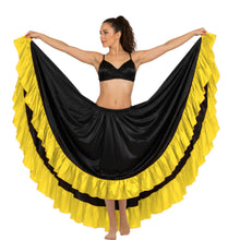 Satin 12 Yard Skirt w/ Frill | Full Volume Dance S-3XL | 41 Colors S22
