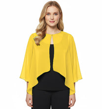 Chiffon Sheer Peplum Top | Flowy Blouse S-5XL | 30 Colors C48
