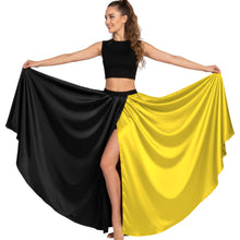 Reversible Full Circle Dance Skirt | Front Cut Flow S-3XL | 41 Colors S59
