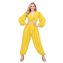 Belly Dance Costume Set: Ruffle Top & Boohoo Harem Pants S-5XL C70