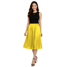Satin Belly Dance Midi Skirt | Casual wear Skirt S-3XL | 41 Colors S35