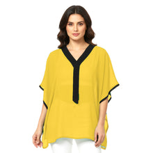 Chiffon Tulip Caftan Top | Flowy Casual Tunic S-5XL | 30 Colors C64