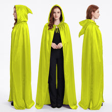 Satin Halloween Hooded Robe Cape – Costume, Cosplay & Party Wear S151