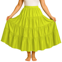 12 Yard 4 Tier Belly Dance Skirt | Full Volume Flow S-3XL S32