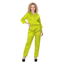 Satin Shirt & Pant Co-ord Set | Button Down Pajama Style S-3XL | 41 Colors S135