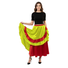 Satin Half Circle Belly Dance Skirt | Elegant Flow S-3XL | 41 Colors S71