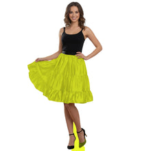 Satin 3-Layer Short Skirt | Tiered Ruffle Party Mini S-3XL S62