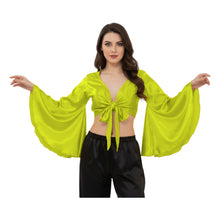 Satin Belly Dance Top | Self-Tie Choli Haut S-3XL | 41 Colors S29