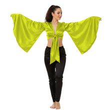 Satin Belly Dance Top | Self-Tie Choli Haut S-3XL | 41 Colors S37