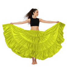 Ultimate Satin 25 Yard 4 Tier Skirt | Belly Dance Skirt S-5XL S20