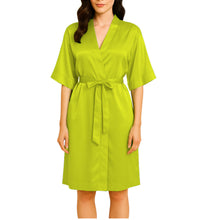 Satin Night Wear Bathrobe | Luxurious Kimono Robe S-3XL | 41 Colors S79