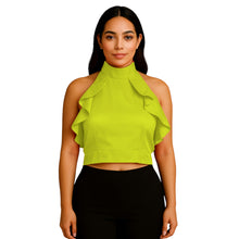 Satin Crop Top | Fancy Party Wear Blouse S-3XL | 41 Colors S92