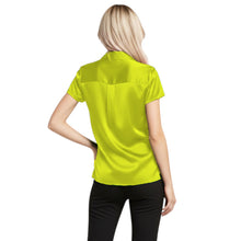 Satin Short Sleeve Button Down Shirt | Chic Blouse S-3XL | 41 Colors S118