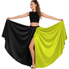 Reversible Full Circle Dance Skirt | Front Cut Flow S-3XL | 41 Colors S59