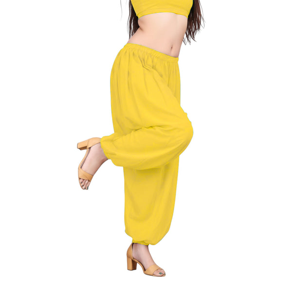 Chiffon Boohoo Harem Pants | Flowy Trousers S-5XL | 30 Colors C71