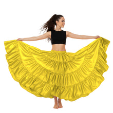 Ultimate Satin 25 Yard 4 Tier Skirt | Belly Dance Skirt S-5XL S20
