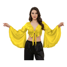 Satin Belly Dance Top | Self-Tie Choli Haut S-3XL | 41 Colors S29