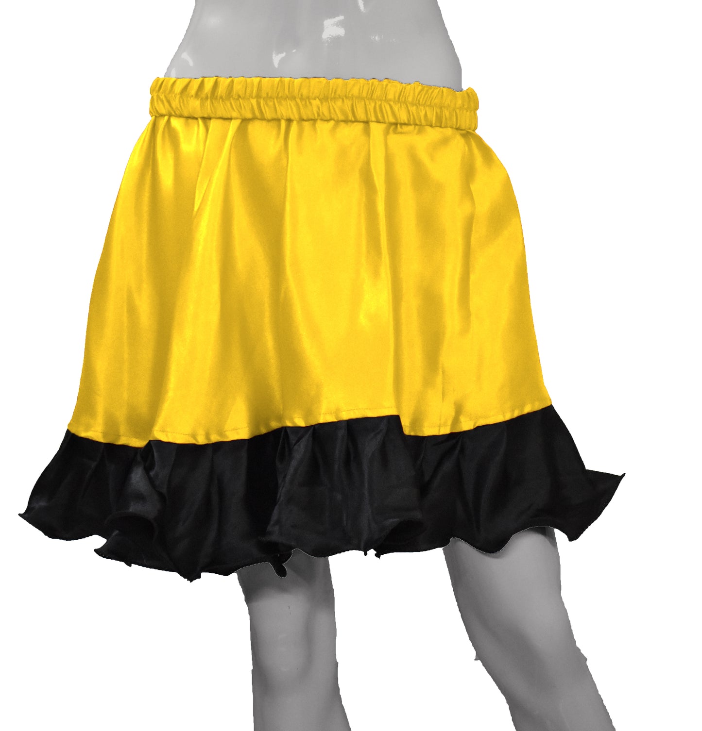 Satin Short skirt with Frill S63 - Regular Size 3