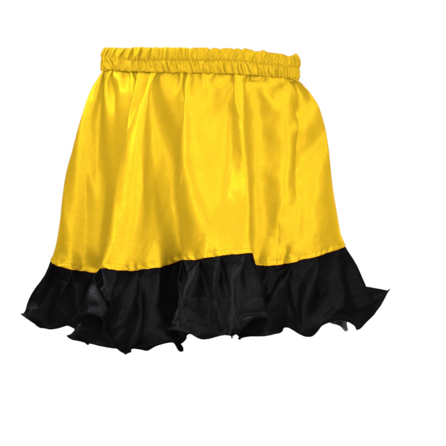 Satin Belly Dance Short skirt with frill S41 - Regular Size 3