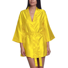 Satin Night Wear Bathrobe S26  - Regular Size 3