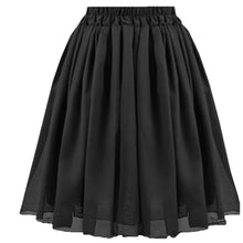 Flowy Chiffon Mini Skirt - High-Waist Pleated Party & Cocktail Wear C27
