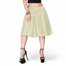 Satin Midi Skirt Plated Skirt Party wear Skirt SP1-Regular Size 1