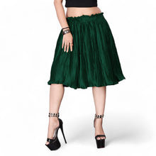 Satin Midi Skirt Plated Skirt Party wear Skirt SP1-Regular Size 1