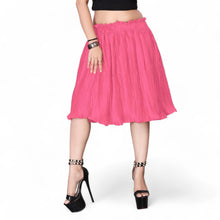 Satin Midi Skirt Plated Skirt Party wear Skirt SP1-Regular Size 1