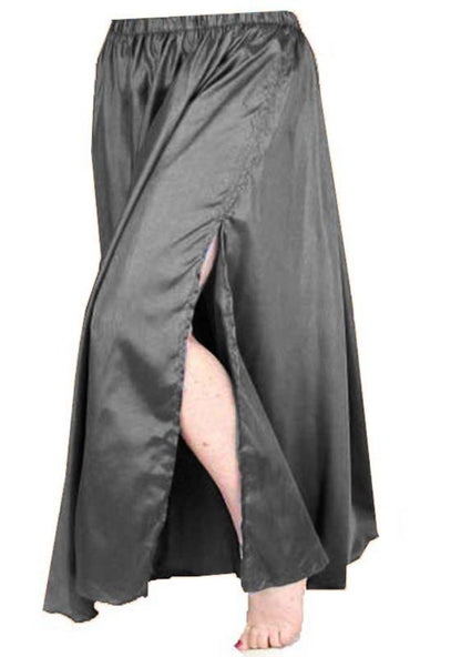 Satin half Side Slit Skirt S15 - Regular Size 1