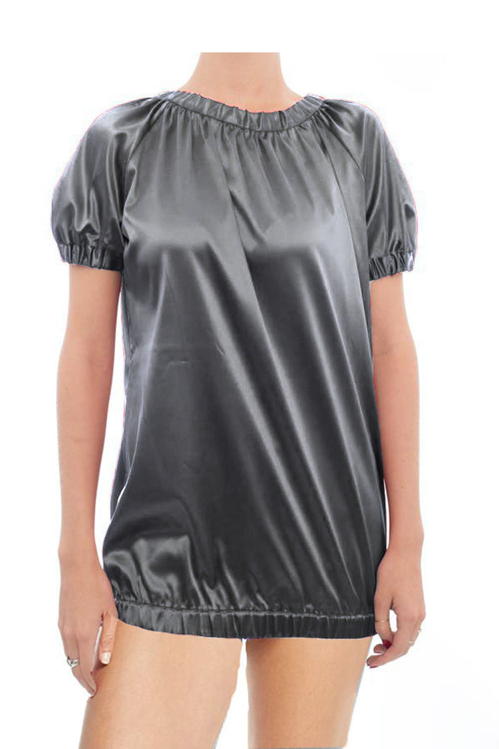 Satin Loose T shirt S106 - Regular Size 1