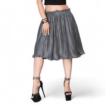 Satin Midi Skirt Plated Skirt Party wear Skirt SP1-Regular Size 1