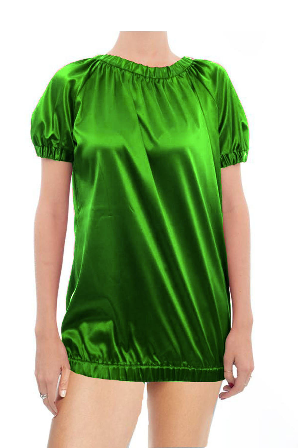 Satin Loose T shirt S106 - Regular Size 1