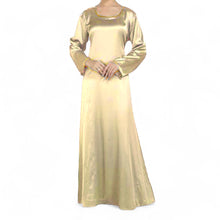 Satin wedding wear Long Gown S121 - Regular Size 1