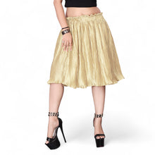 Satin Midi Skirt Plated Skirt Party wear Skirt SP1-Regular Size 1