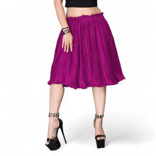 Satin Midi Skirt Plated Skirt Party wear Skirt SP1-Regular Size 2