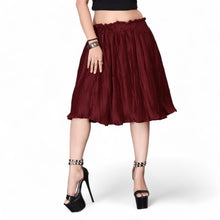 Satin Midi Skirt Plated Skirt Party wear Skirt SP1-Regular Size 2