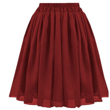 Flowy Chiffon Mini Skirt - High-Waist Pleated Party & Cocktail Wear C27