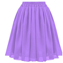 Flowy Chiffon Mini Skirt - High-Waist Pleated Party & Cocktail Wear C27