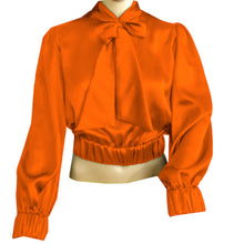 Party wear Satin Bow Blouse And Bow Shirt S27  - Regular Size 2