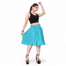 Satin Midi Skirt Plated Skirt Party wear Skirt SP1-Regular Size 3