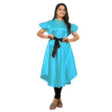 Satin Short Sleeve One Peace Long Dress S117 - Regular size 3