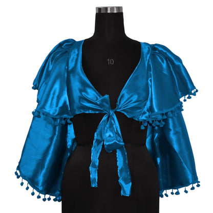 Satin Fancy Ruffle top S43 - Regular Size 3