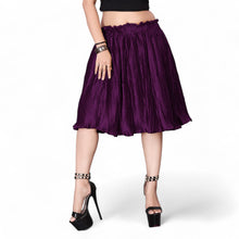 Satin Midi Skirt Plated Skirt Party wear Skirt SP1-Regular Size 3